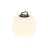 Nordlux Tischlampe Kettle Akku Weiß 4.8W 300lm - 827 Extra Warmweiß | 3-Stufen Dimmbar