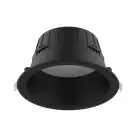 Noxion Downlight LED Hera Profond Encastré Noir 21W 2400lm 100D - 827-830-840 CCT | 226mm - Diamètre 200mm